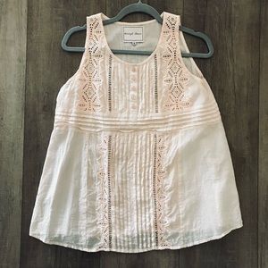 Pink Lace Tank, Beautiful Stories, size m